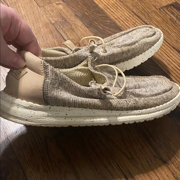 Womens Hey dudes Pink Size 8 Wendy - Picture 6 of 6